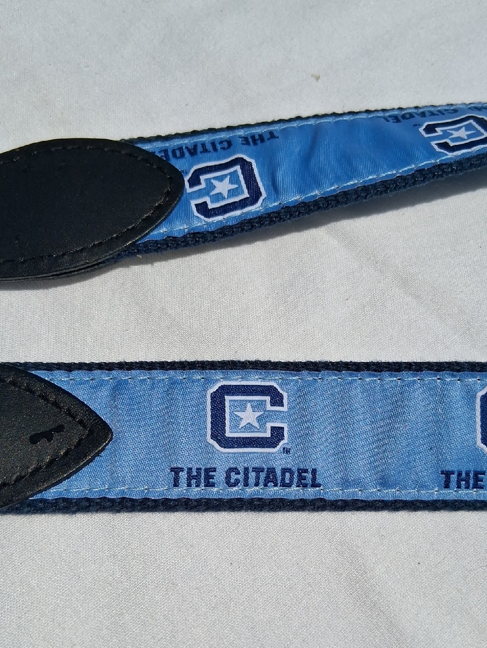 Light Blue Logo Web Belt - Collegiate Mens Accessory